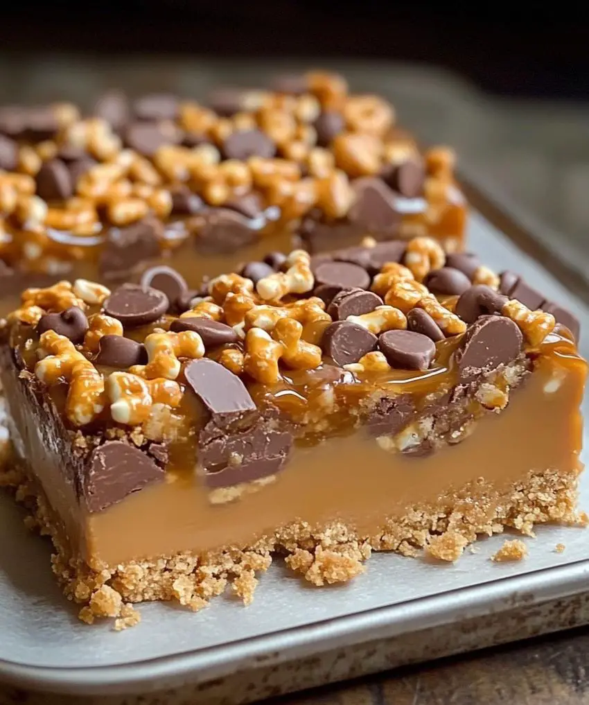 Butterfinger Caramel Crunch Bars