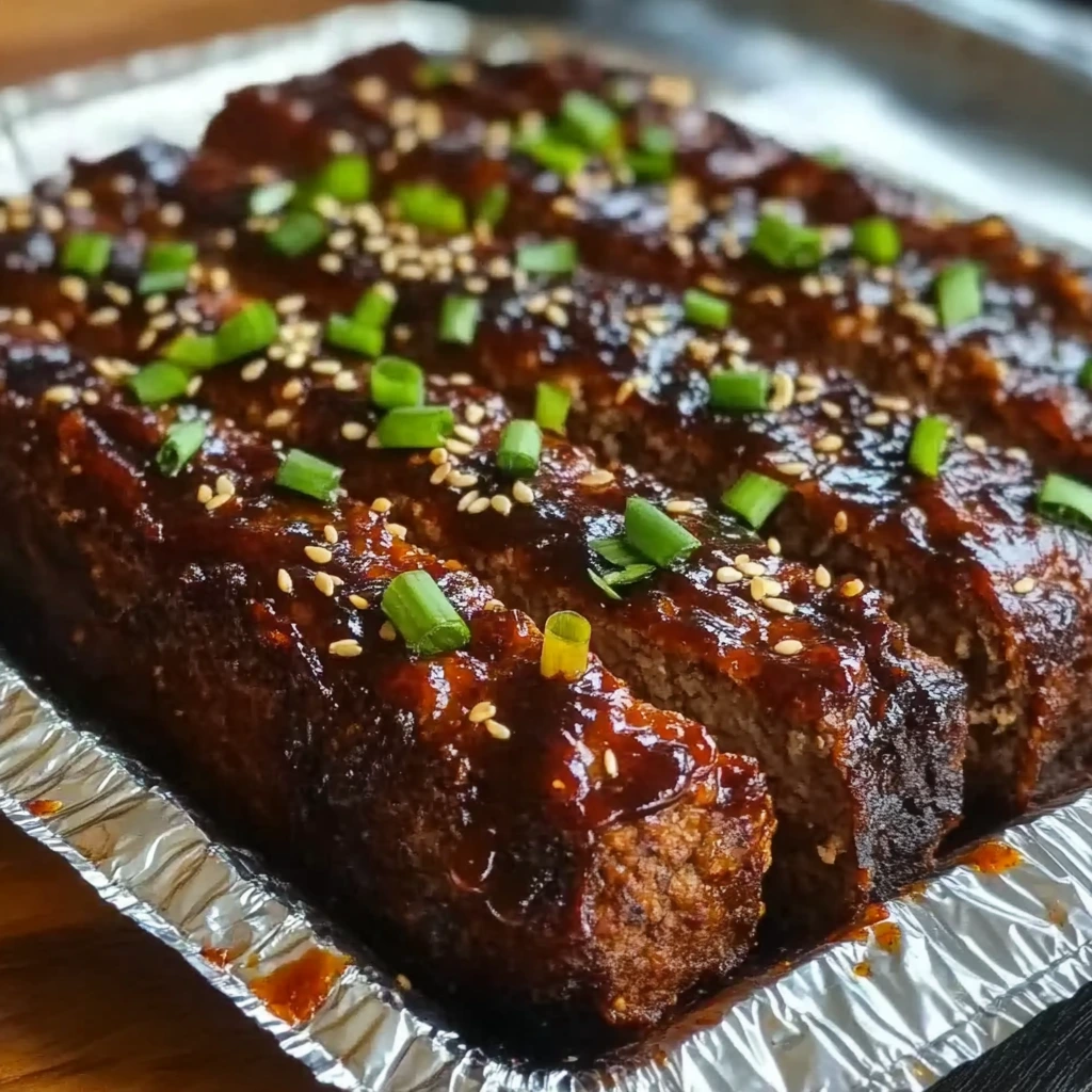 Sweet & Spicy Korean BBQ Meatloaf