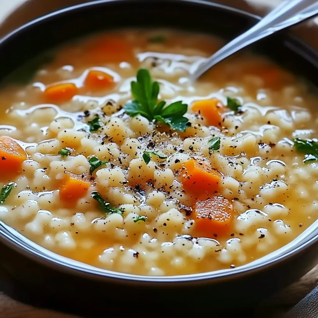 Tiny pasta soup